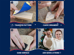 DIY-Weihnachtsschmuck – Schnitzset