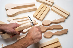Set Multifuncional Extendido de 28 PCS para Tallado en Madera (Zurdo) – S68L