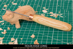 V-profile small angle chisel