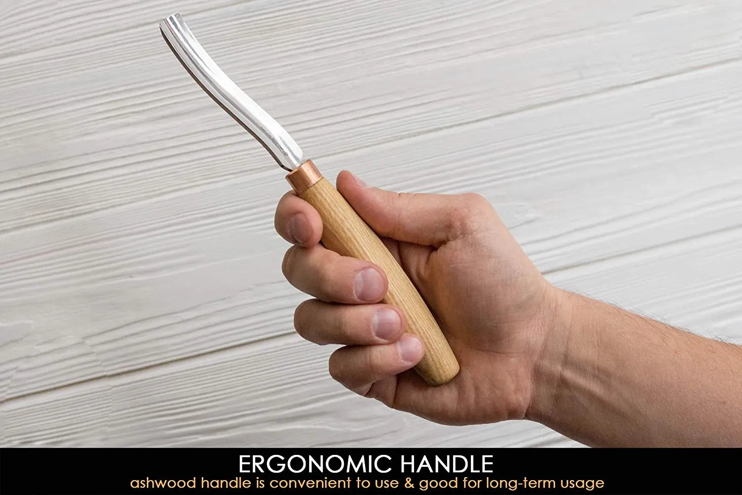 Small compact bent gouge