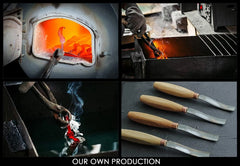 Small compact bent gouge