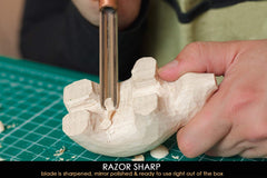 K9/10 – Compact Wood Carving Gouge (Sweep #9)