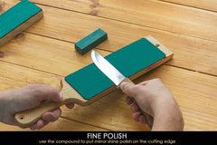 Honing paste green compound