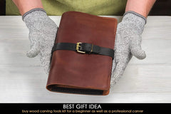 Deluxe Spoon Carving Set With Walnut Handles - S13X