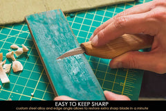 Spoon Carving, Detail & Whittling Knives – Complete Wood Carving Set – S17