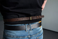 AP2X – Adjustable Brown Leather Work Apron