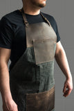 AP4 – Adjustable Canvas and Leather Work Apron