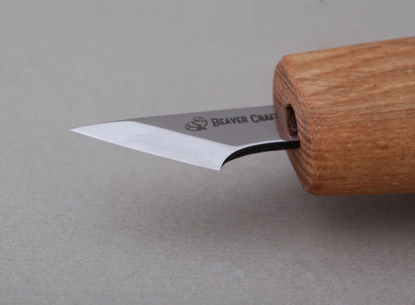 BeaverCraft Geometric Carving Knife C10, wood carving knife for geometric  carving