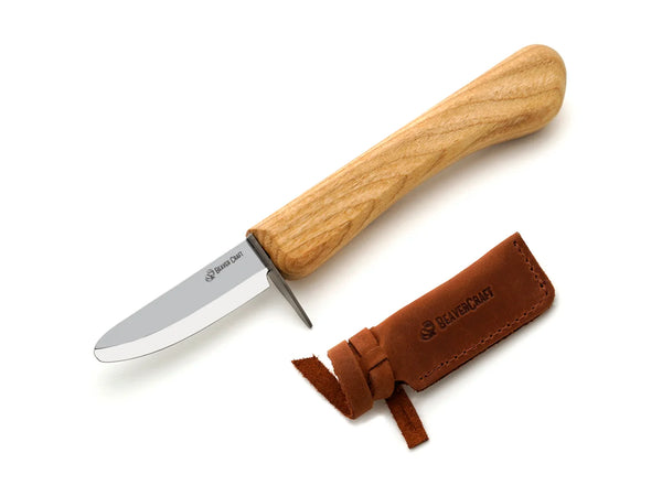 BeaverCraft Whittling Knife for Beginners C1 Kid - Whittling Knife for Kids  Safety Carving Knife - Children Whittling Knife for Entry-Level Carvers 