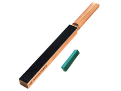 LS8P1 – Compact One-Sided Leather Paddle Strop & Polishing Compound
