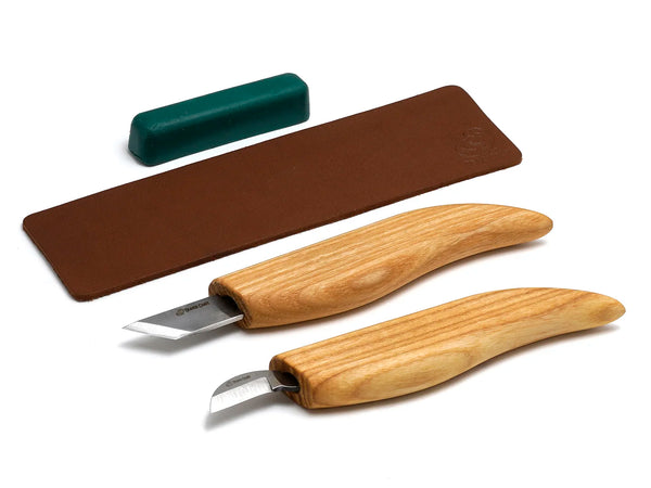 Set of 5 German Chip Carving Knives