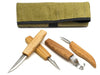S09L - Set of 4 Knives in Tool Roll (Left-handed)