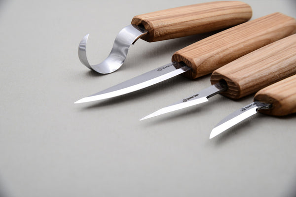 BeaverCraft S10L - Left handed Wood Carving Set of 12 Knives – BeaverCraft  Tools
