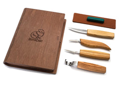 S09 book - Set of 4 Knives in a Book Case
