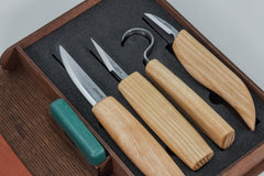 S09L book - Set of 4 Knives in a Book Case (left-handed)