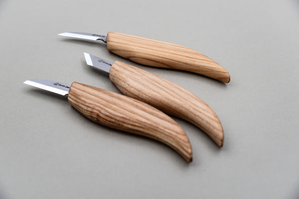 Professional wood carving set 3 tools with stropping accessories -  BeaverCraft – BeaverCraft Tools