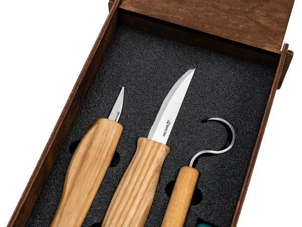Set para tallado de cuchara en caja - S13BOX