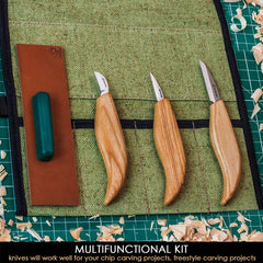 S15 – Starter Chip Carving and Whittling Knife Set