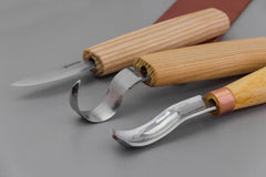 S38 - Spoon Carving Kit Wood Carving Tools with Leather Strop
