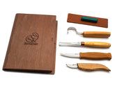 S43L book - Spoon and Kuksa Carving Professional Set (Left-handed)