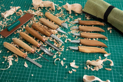 S50 – Holzschnitz-Set mit 12 Messern