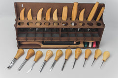 Large Wood Carving Tool Set with 20 Tools (Left-handed) - S57L