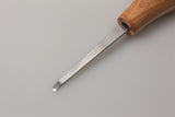 P1/03 – Palm-Handled Straight Carving Chisel (Sweep #1)
