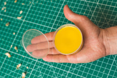 wood covering with wax