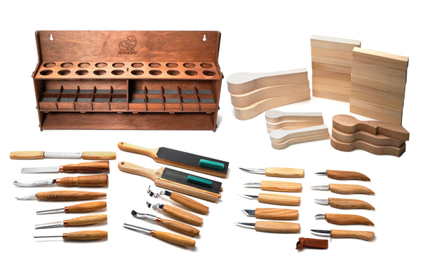 Extensive Wood Carving Tool Set for Beginners and Professionals BeaverCraft  S69