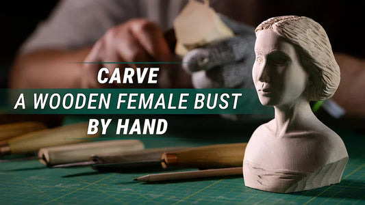 Carving a Graceful Female Bust in Wood