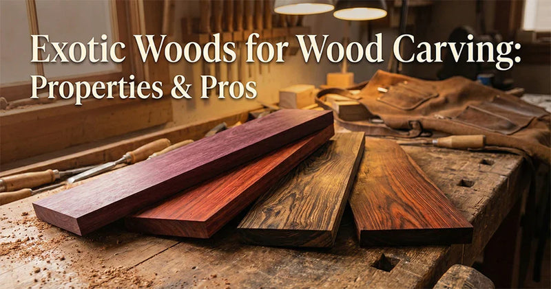 Exotic Woods for Wood Carving: Properties & Pros