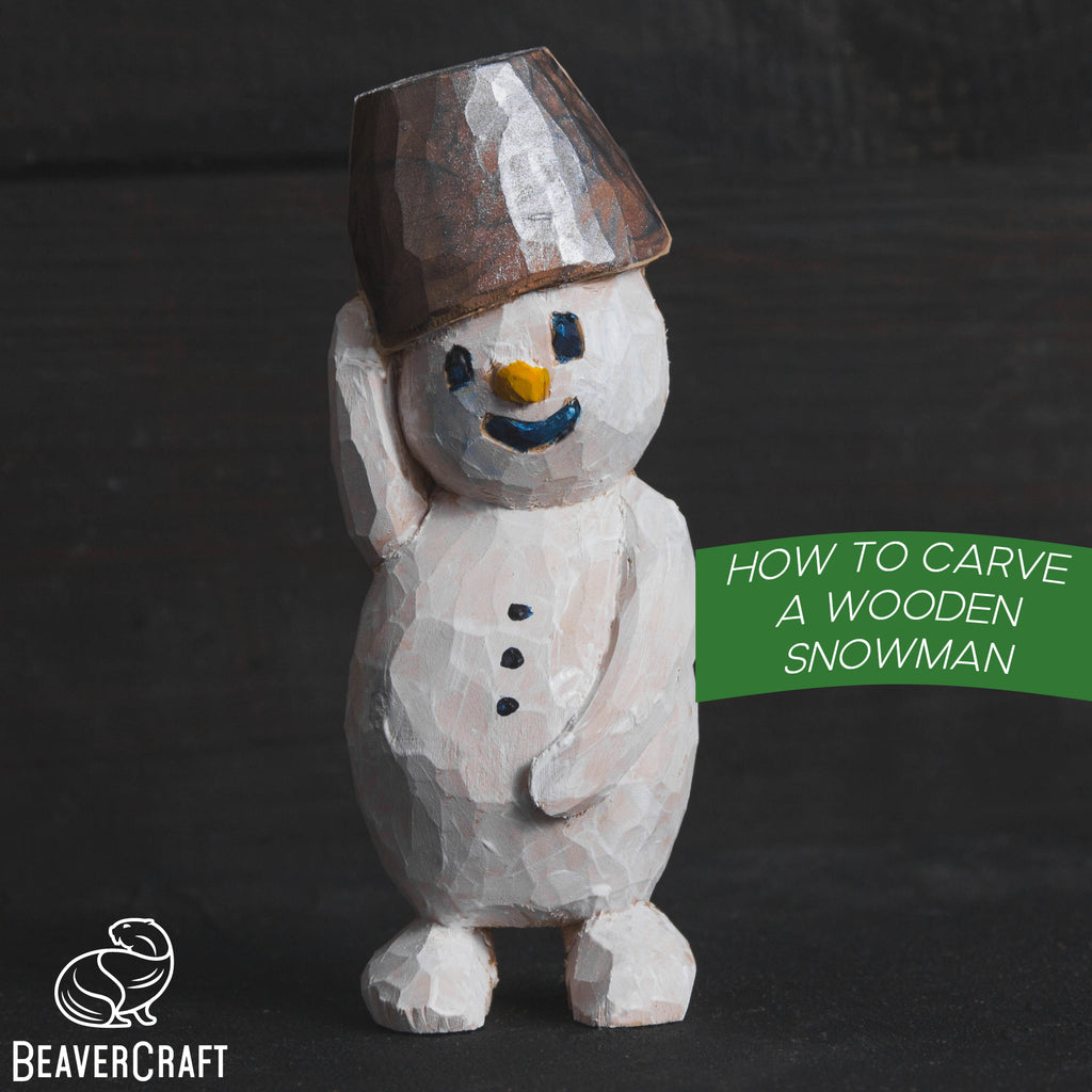 Wie schnitzt man einen Schneemann? ☃️ Detaillierte Anleitung zum Schnitzen eines Schneemanns