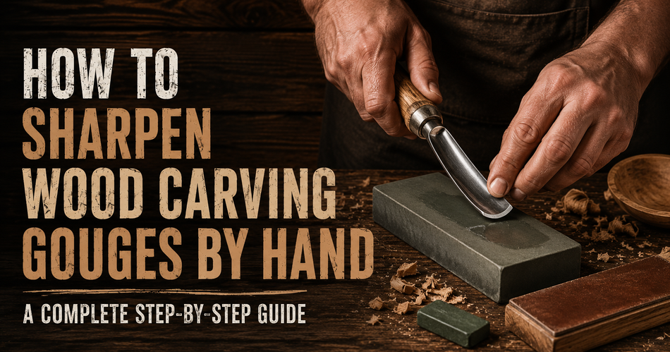How to Sharpen Wood Carving Gouges by Hand?