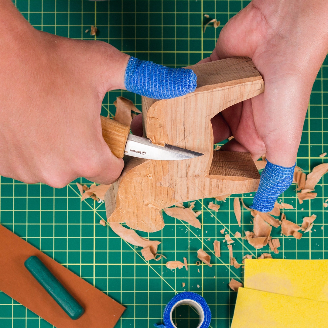 Buy Whittling horse, dala horse wood carving kit online