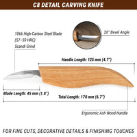 Petit couteau de découpe pour détails - C8
