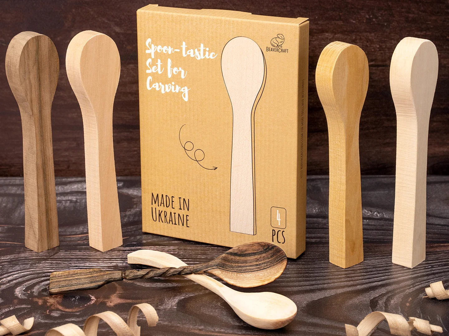 BB2 - Spoon Carving Blanks Set
