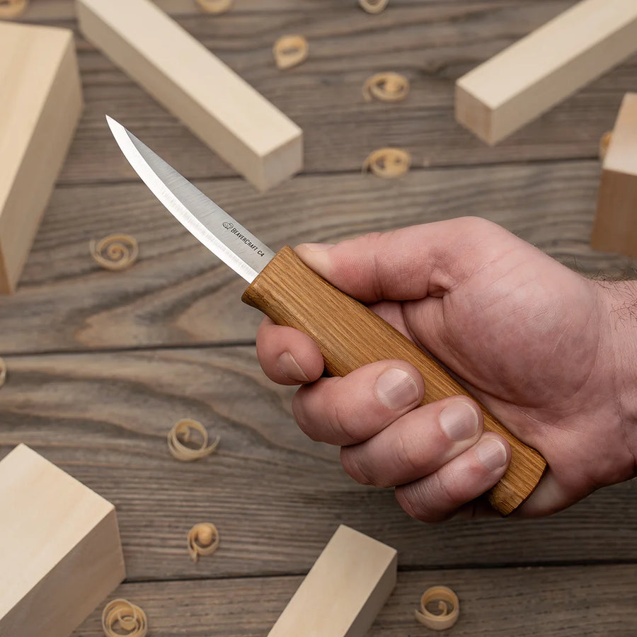 Cuchillo Sloyd para tallar - C4