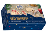 DIY Chip Carving Kit: Wooden Christmas Ornaments