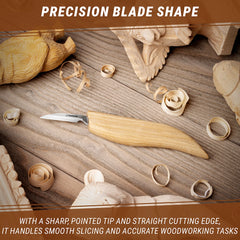 Detail Carving Knife – Wood Carving Knife for Details & Small Projects – C8