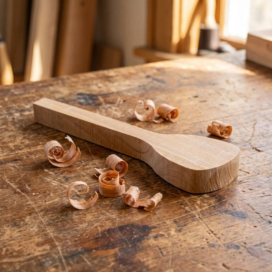 Cherry Cooking Spoon Carving Blank