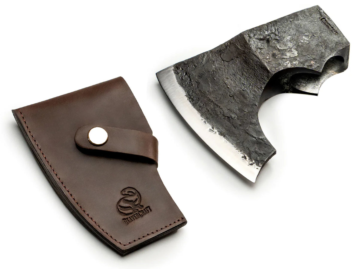 Tête de hache forgée à la main avec étui en cuir BeaverCraft AX5_Head Tête de hache forgée à la main avec étui en cuir BeaverCraft AX5_Head
