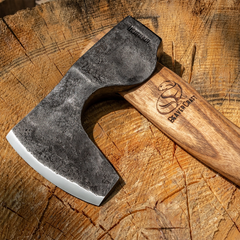 Bushcraft Hatchet – Compact Long-Bearded Axe for Carving & Camping – AX6