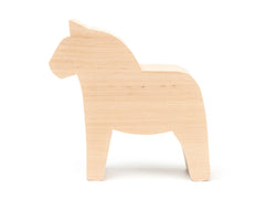 Dala Horse Carving Blank