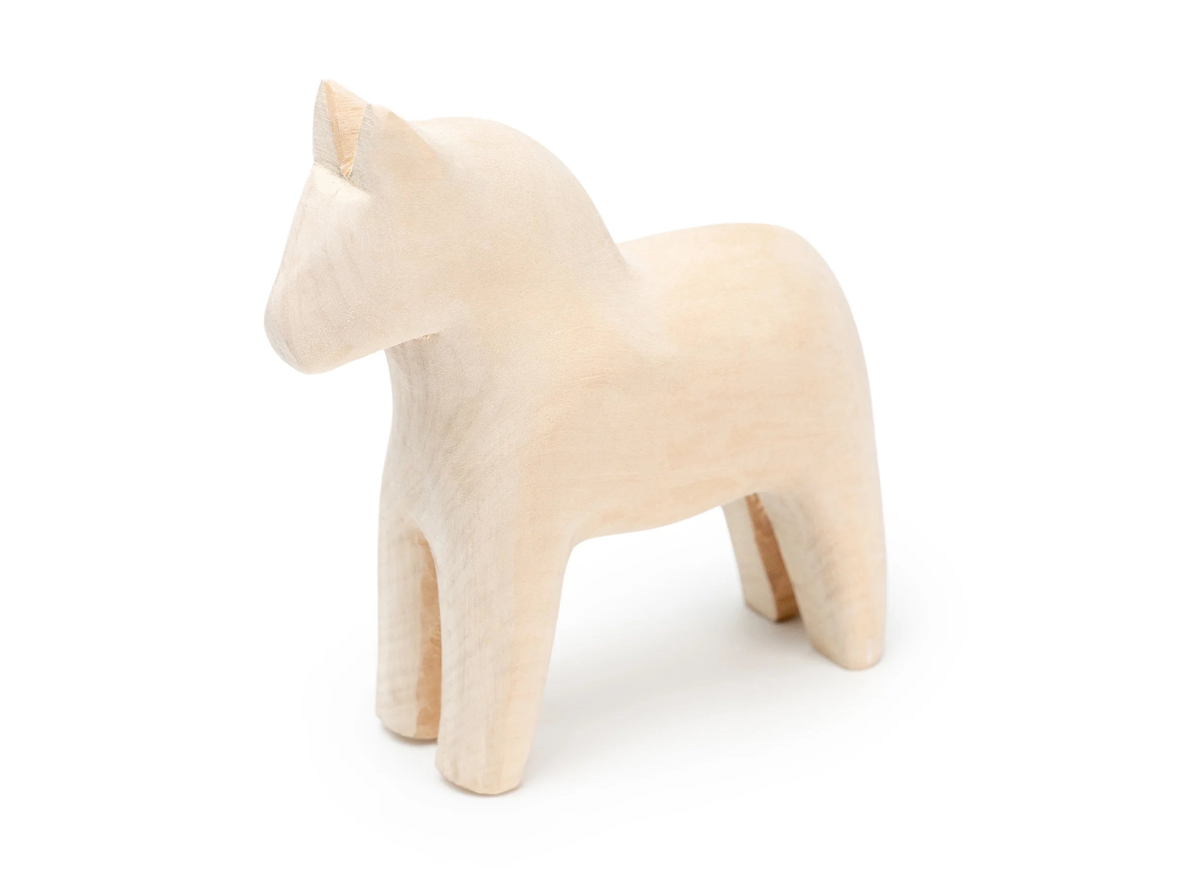BW DIY02 - Dala Horse Carving Blank