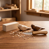 Bird Lover Starter Bundle – 3 Blanks, Extra Basswood