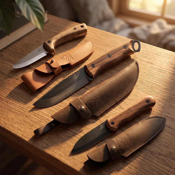 Bushcraft Knife Bundle – Dusk, Shadow & Kid, 3 pcs