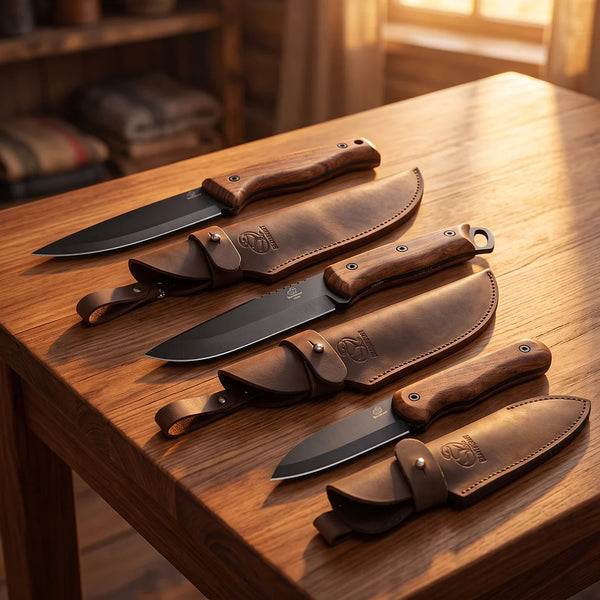 Bushcraft Knife Bundle – Nightfall, Dusk & Shadow, 3 pcs