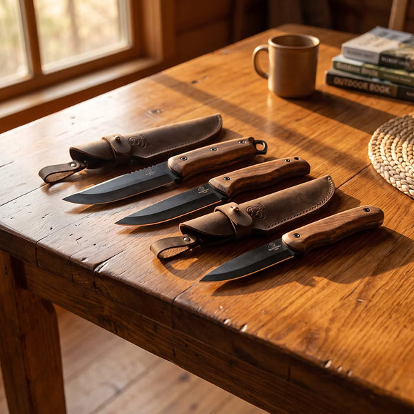 Bushcraft Knife Bundle – Nightfall, Dusk & Shadow, 3 pcs