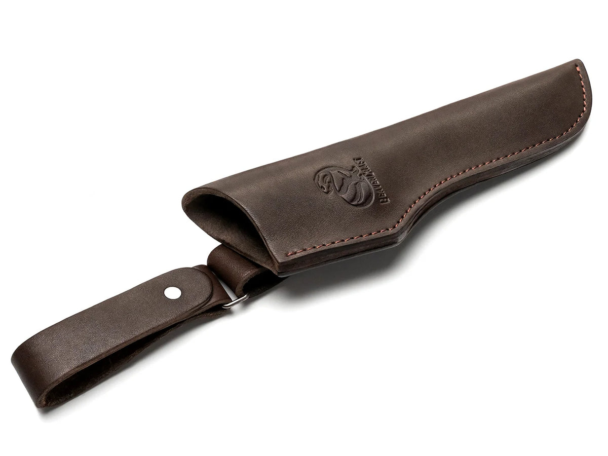 Leather Sheath for Bushcraft Knife Glacier – BeaverCraft Tools