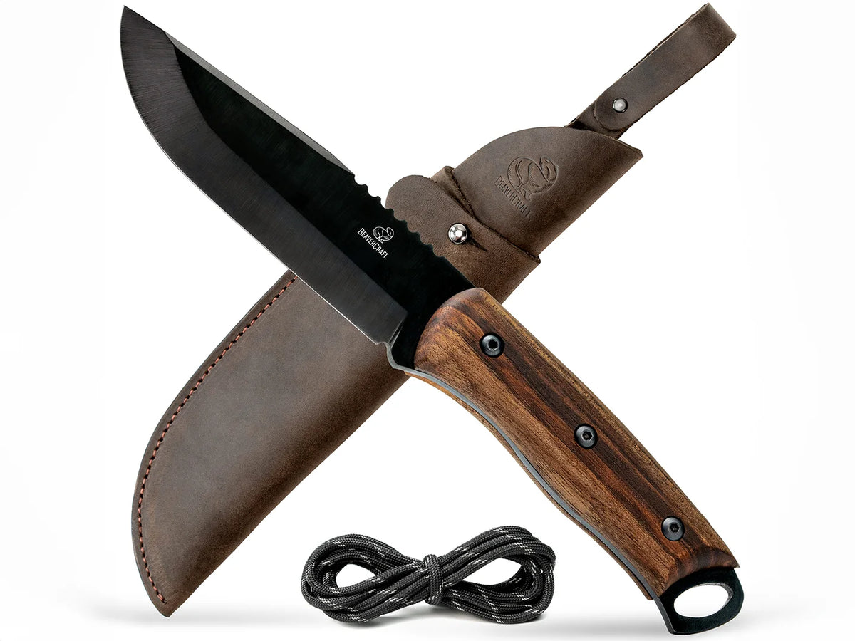 Carbon Steel Bushcraft Knife